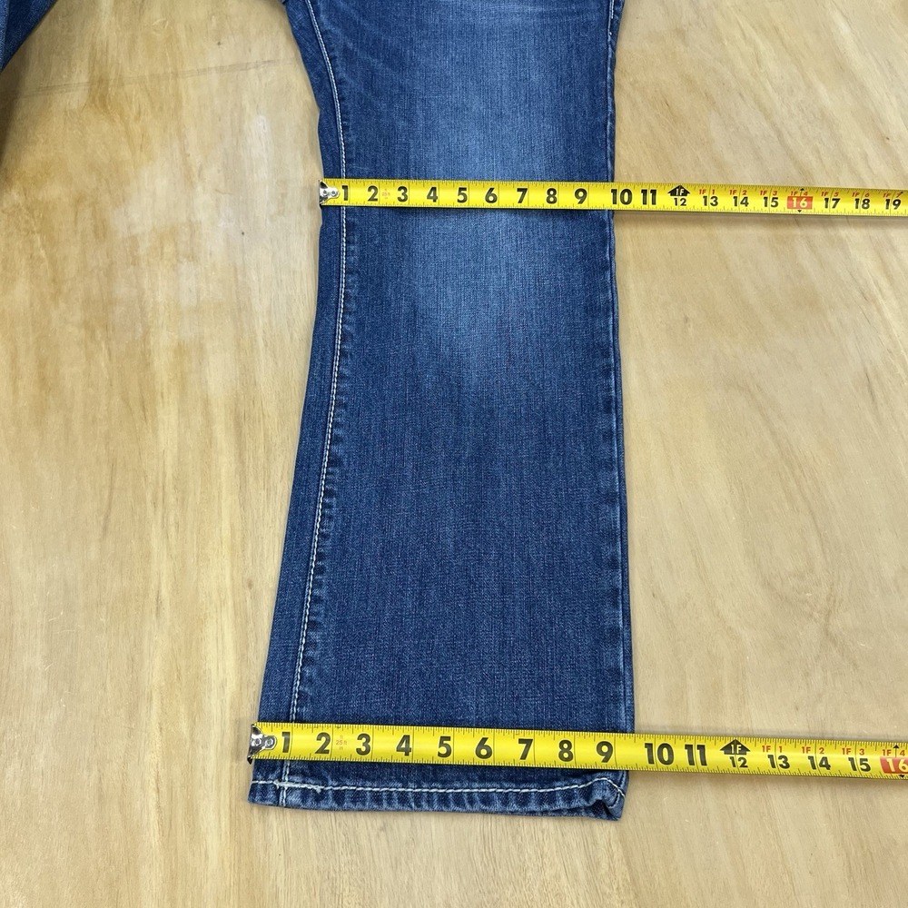 Rock & Roll Double Barrel Jeans Mens 33x30 Relaxed Fit Straight Leg - Picture 7 of 13